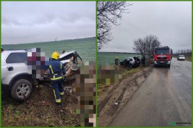 FOTO // Accident TERIBIL la Anenii Noi. Trei persoane au decedat